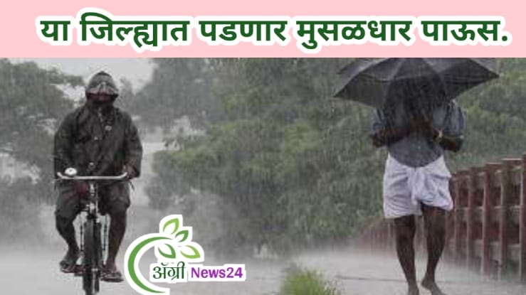 Maharashtra Rain Update : येत्या ४ दिवसात पावसाचा जोर वाढणार! 'येथे' बरसणार जोरदार पाऊस